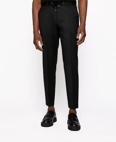 Hugo Boss Boss Men's Drawstring Trousers In Black