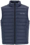 Hugo Boss Foldable Padded Vest In Blue