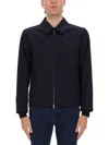 Hugo Boss Boss Black Virgin Wool Jacket In Blue