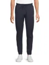 Hugo Boss Hadikus Drawstring Sweatpants In Dark Blue