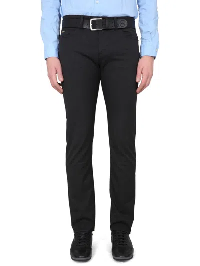 Hugo Boss Boss Men Jeans With Logo In Black