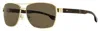 Hugo Boss Metal-frame Rectangle Sunglasses In Multi