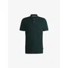 Hugo Boss Pallas Regular-fit Polo Shirt In Cotton In Open Green
