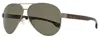 Hugo Boss Boss Boss Pilot 1560/o/s Sunglasses Man Sunglasses Brown Size 63 Metal, Acetate In Multi