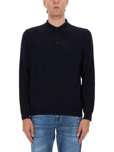 Hugo Boss Boss Polo Shirt Bonol In Blue