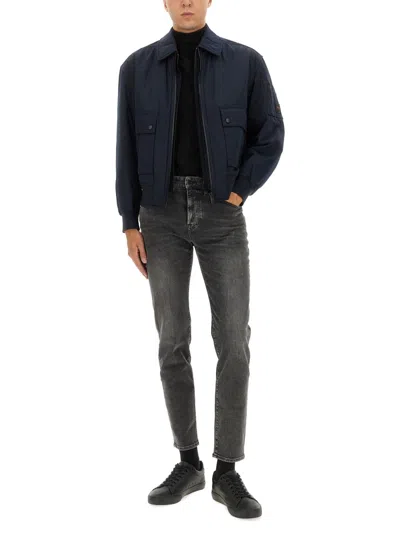 Hugo Boss Boss Blue Polyester Jacket