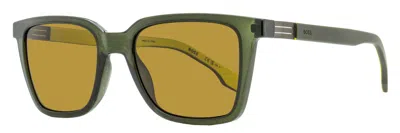 Hugo Boss Boss Boss Rectangular B1574/s Sunglasses Man Sunglasses Green Size 53 Plastic, Metal