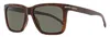 Hugo Boss Boss Boss Rectangular B1598/s Sunglasses Man Sunglasses Brown Size 55 Acetate In Multi