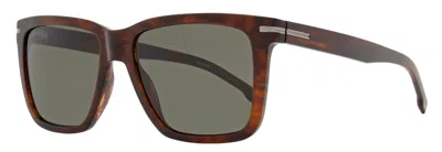 Hugo Boss Boss Boss Rectangular B1598/s Sunglasses Man Sunglasses Brown Size 55 Acetate