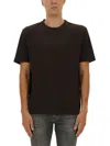 Hugo Boss Boss Men Relaxed Fit T-shirt In Brown