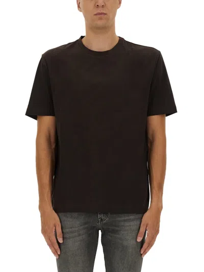 Hugo Boss Boss Men Relaxed Fit T-shirt In Brown