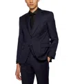 Hugo Boss Boss Men's Single-breasted Jacket In Dark Blue