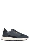 Hugo Boss Sneakers With Contrast Sole And Mesh Panels In Black