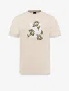 Hugo Boss Boss Men T-shirt In Cotone In Neutral