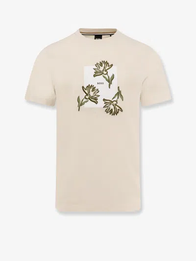 HUGO BOSS BOSS MEN T-SHIRT IN COTONE