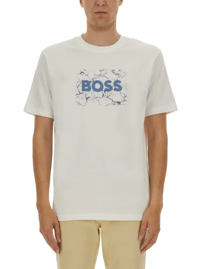 HUGO BOSS BOSS MEN "TE_LOGOSPACE" T-SHIRT