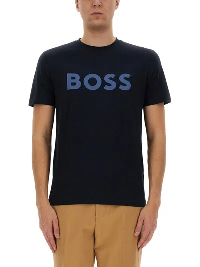 Hugo Boss "thinking 1" T-shirt In Blue