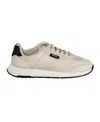 Hugo Boss Boss Men's Titanium Round Toe Running Shoes In Neutral
