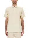Hugo Boss Boss Cotton Polo In Neutral