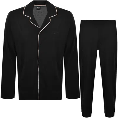 Hugo Boss Boss Merino Pyjama Set Black