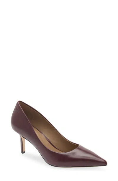 Hugo Boss Boss Miah Pointed Toe Pump In Brown