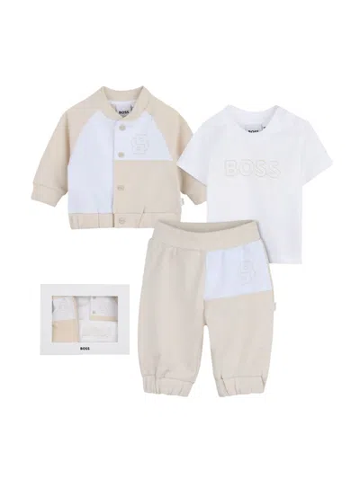 Hugo Boss Boss Mini Cool Comfort Set For Baby Boys In Multi
