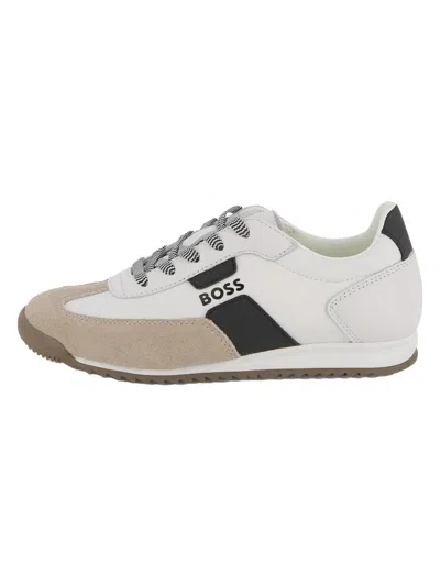 Hugo Boss Boss Mini Fashion Sneakers For Boys In Multi