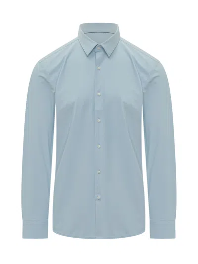 Hugo Boss Boss Mini Shirt With Classic Collar And Button Detail In Lightpastelblue