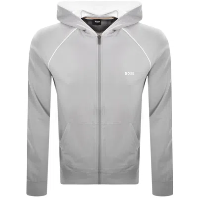 Hugo Boss Boss Mix And Match Full Zip Hoodie Grey
