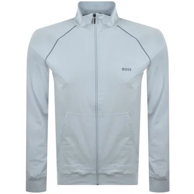 Hugo Boss Boss Mix And Match Full Zip Sweatshirt Blue