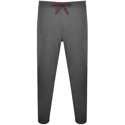 Hugo Boss Boss Mix And Match Joggers Charcoal Grey In Gold