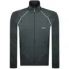 Hugo Boss Boss Mix Match Full Zip Sweatshirt Grey In Gray