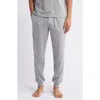 Hugo Boss Boss Waffle Cotton Blend Pajama Joggers In Gray