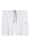 Hugo Boss Boss Mix Match Pajama Shorts In White