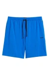 Hugo Boss Boss Mix Match Pajama Shorts In Bright Blue