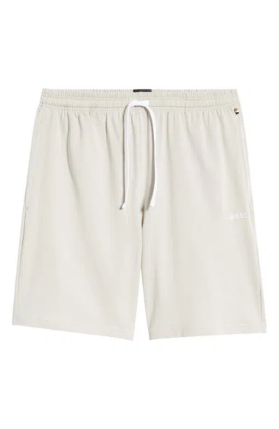 Hugo Boss Boss Mix Match Pajama Shorts In Neutral
