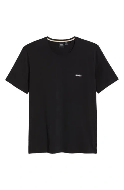 Hugo Boss Boss Mix Match Pajama T-shirt In Black