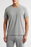 Hugo Boss Boss Mix Match Pajama T-shirt In Medium Grey