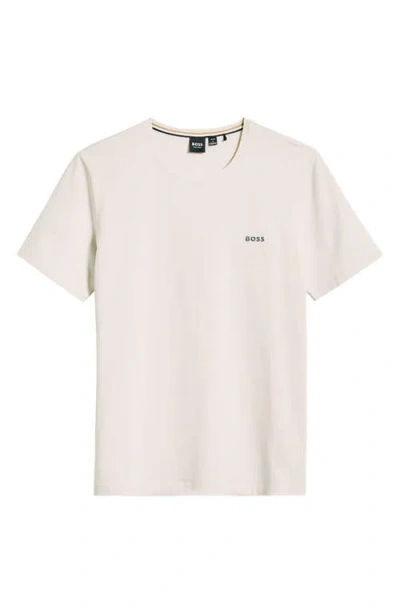Hugo Boss Boss Mix Match Pajama T-shirt In Open White