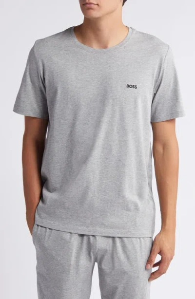 Hugo Boss Boss Mix Match Pajama T-shirt In Gray