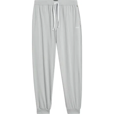 Hugo Boss Boss Mix Match Stretch Cotton Pajama Pants In Gray
