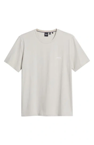 Hugo Boss Boss Mix Match Stretch Cotton Pajama T-shirt In Neutral