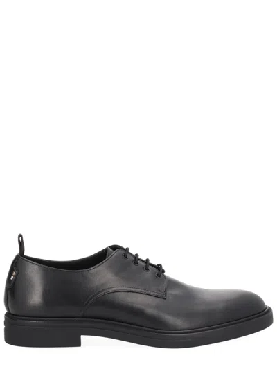 Hugo Boss Boss Moccasin Derb In Black