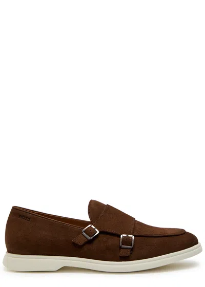 Hugo Boss Boss Monk Suede Loafers