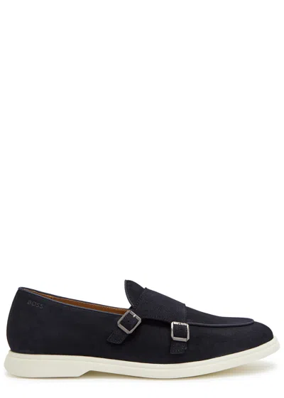 Hugo Boss Boss Monk Suede Loafers