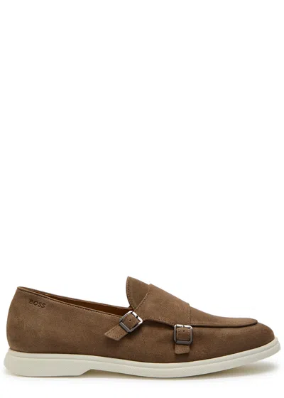 Hugo Boss Boss Monk Suede Loafers