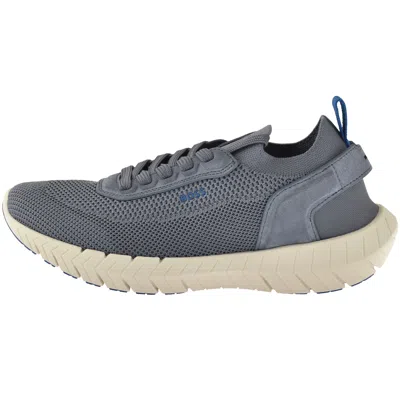 Hugo Boss Boss Motion Trainers Open Grey In Multi