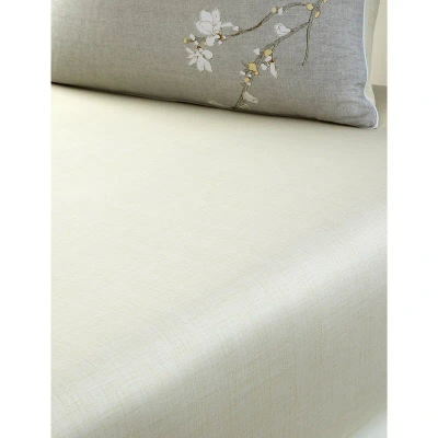 Hugo Boss Boss Multicoloured Almond Flowers Single Fitted Cotton Sheet 90cm X 200cm