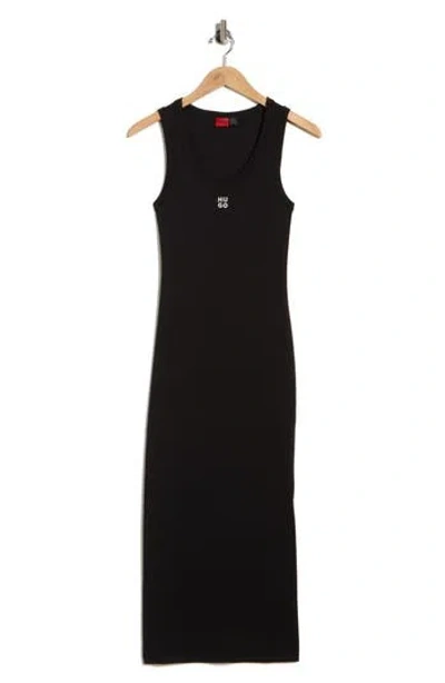 Hugo Boss Boss Nalimera Tank Dress In Black