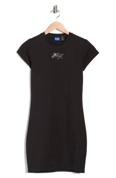 Hugo Boss Boss Nalix T-shirt Dress In Black